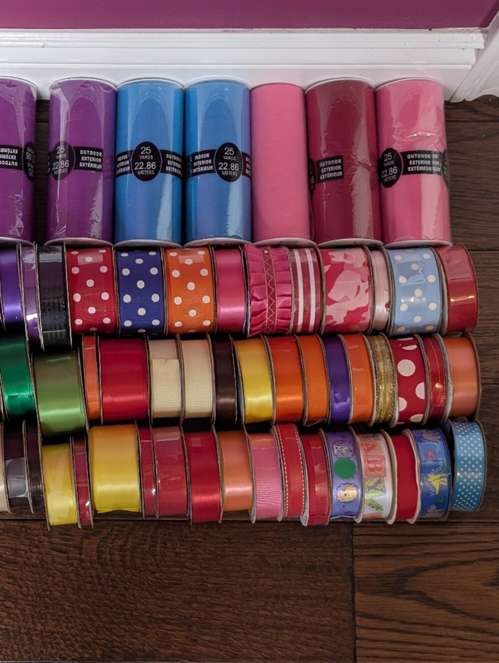 Assorted Colorful Ribbon Spools - Mixed Colors - Picture 3 of 3